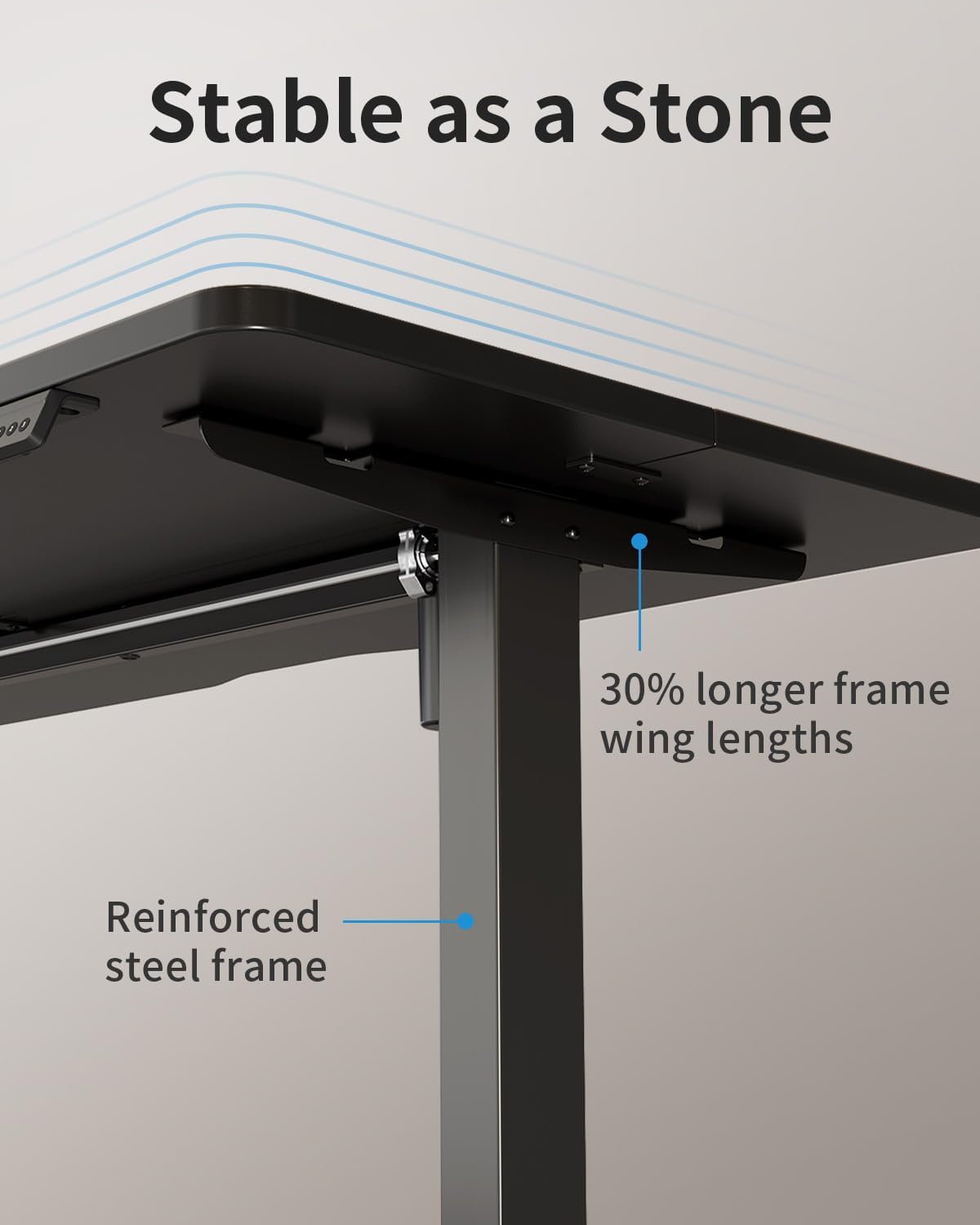 Detalle de FEZIBO Electric standing desk 71-115 cm