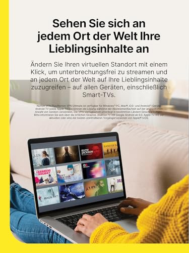 Detalle de Norton VPN Ultimate 2026 – Schutz für die Familie auf bis zu 10 Geräten, 1 Jahr