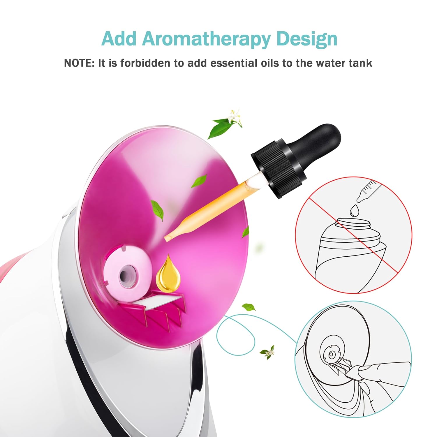 Thumbnail 1 de EZBASICS Gesichtsdampfer Nano Ionic 5 Skin Kit Rosa