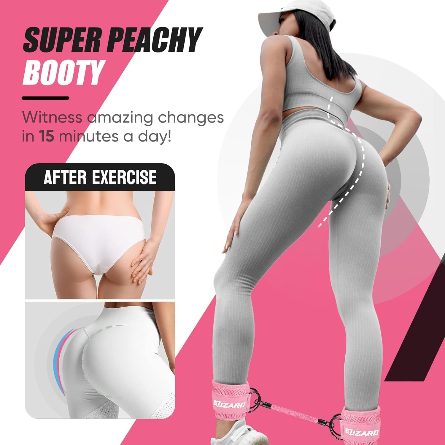 Thumbnail 2 de KUZARO Resistance Bands Set for Glutes and Legs