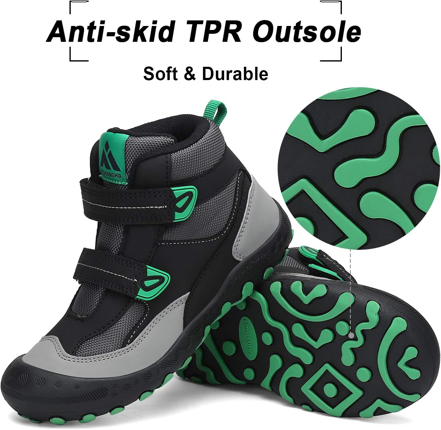 Thumbnail 5 de Mishansha Kids Hiking Boots: Durable, Easy-On, Anti-Collision Kids’ Outdoor Boots