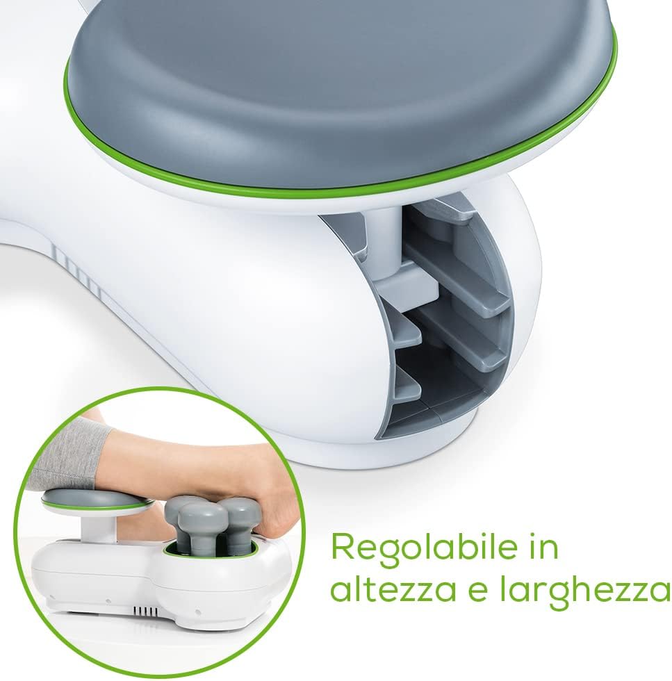 Detalle de Beurer FM 200 Achillomed Massaggiatore per Tendine d’Achille – 6 testine rotanti, 2 velocità e 2 direzioni