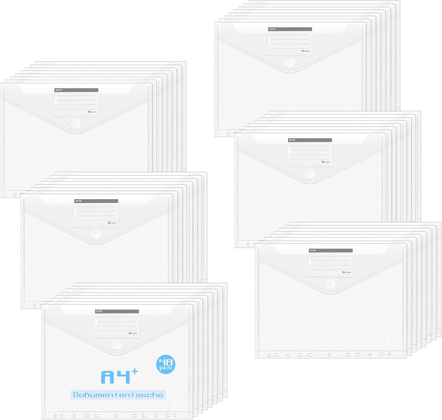 Thumbnail 6 de Agoer 36 pack Dokumententasche A4 36 Stück