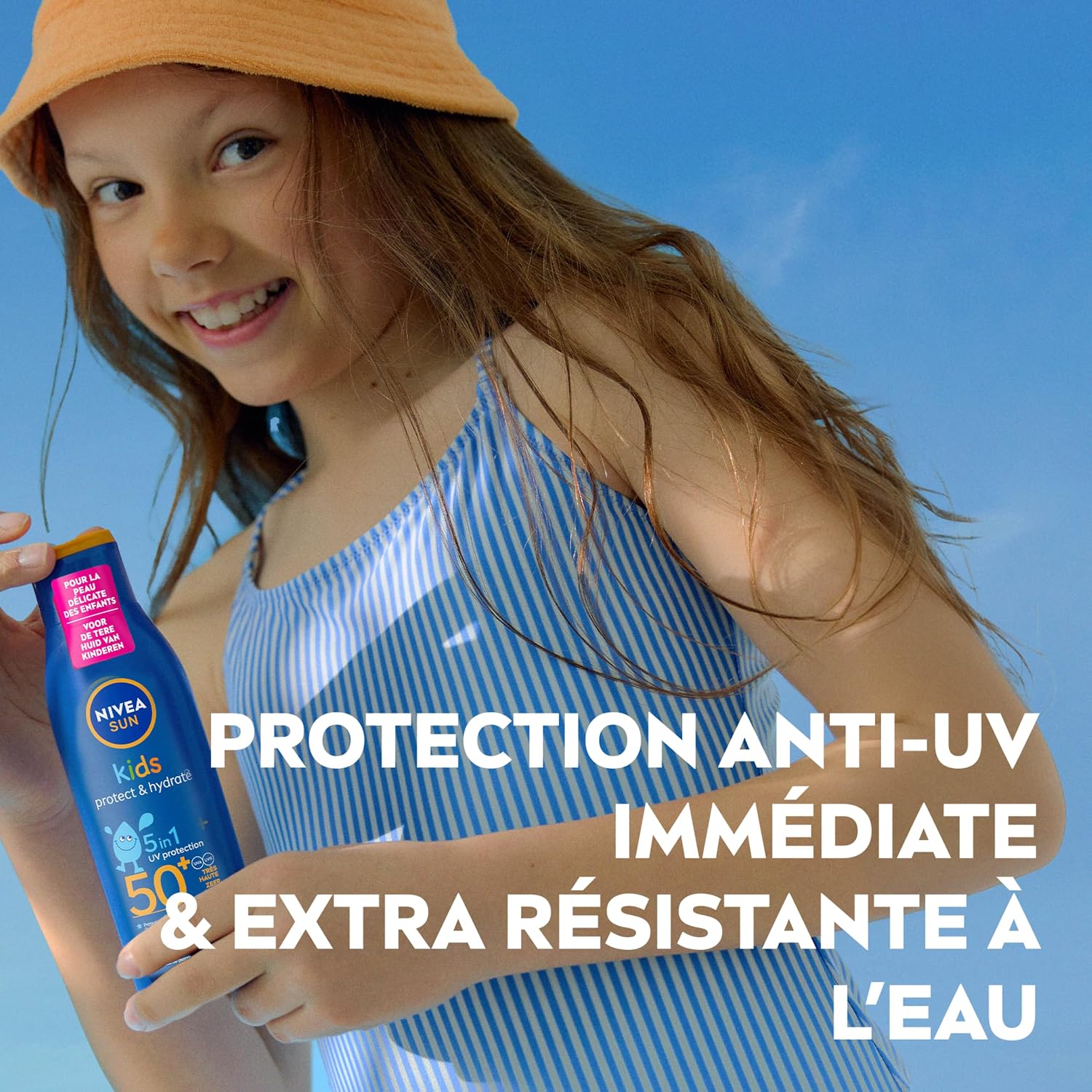 Detalle de NIVEA SUN Lait Solaire SPF 50+ enfants