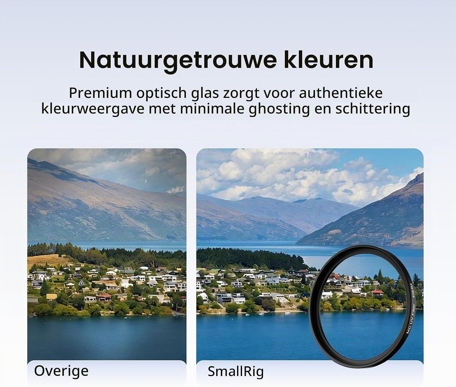 Detalle de SMALLRIG 5850 UV-filter met zonnekap voor FUJIFILM X100VI/X100V