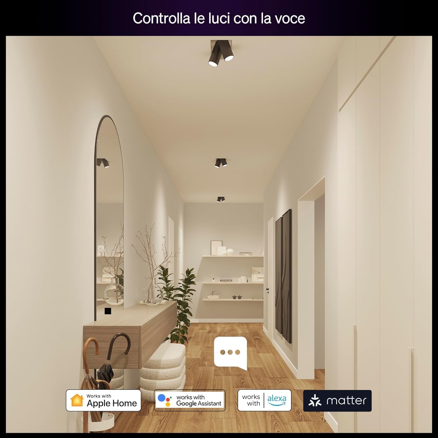 Thumbnail 4 de Philips Hue Essential Smart LED GU10 (Confezione da 4): lampadine intelligenti per colore e bianco, compatibili con Alexa, Google Assistant e Apple Home