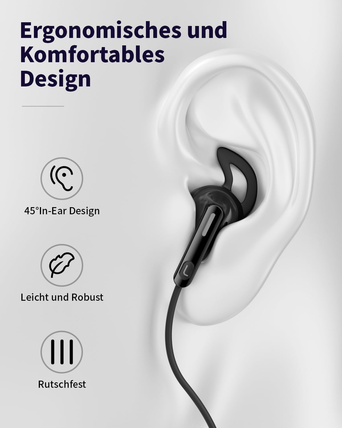 Thumbnail 4 de AILZPXX USB-C-Kopfhörer mit Mikrofon für iPhone 15/16/17, Stereo In-Ear (Kabel, USB‑C, DAC)