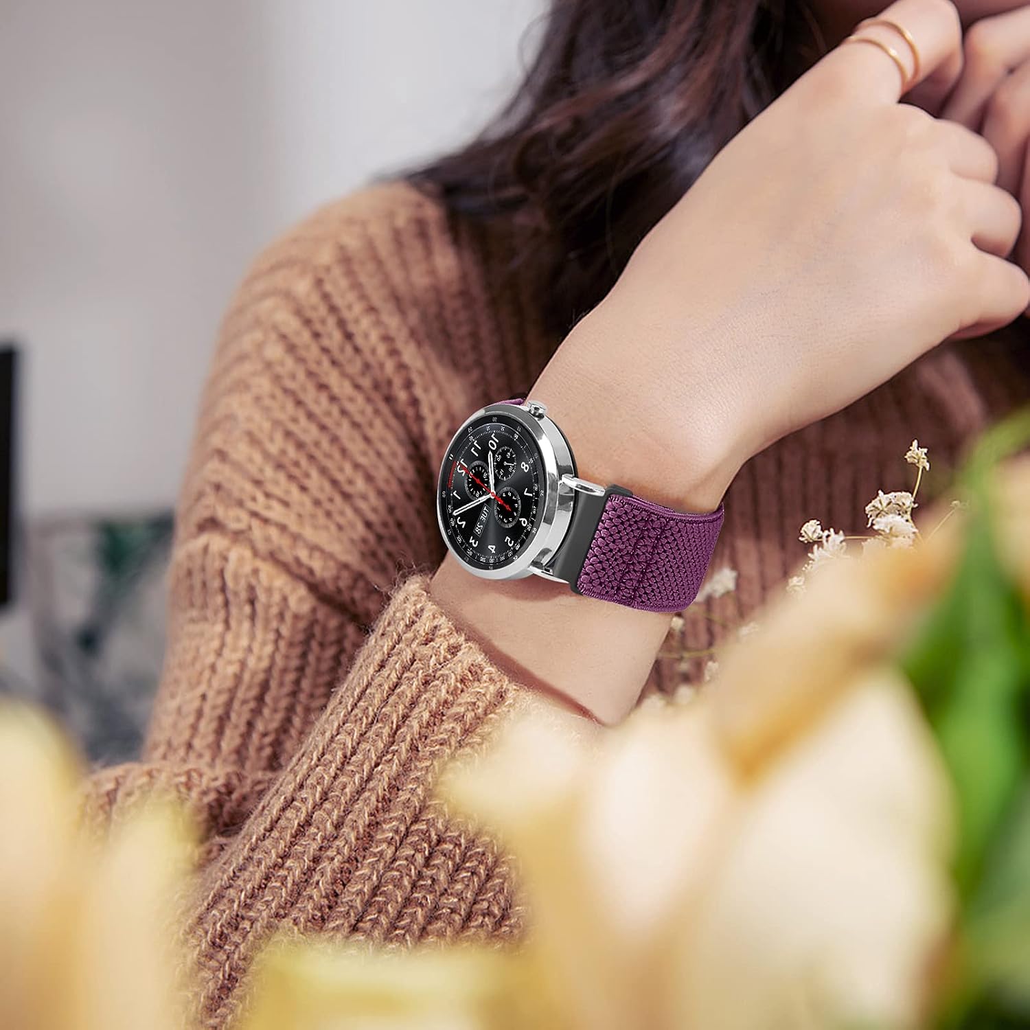 Detalle de BTTNG Correa de 22 mm para Xiaomi Redmi Watch 5 Active / Redmi Watch 5 Lite y más – Pulsera deportiva de repuesto en nylon elástico