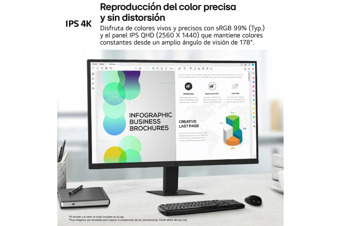 Thumbnail 2 de LG 27U631A-B Outlet 27" QHD IPS 100 Hz 📺