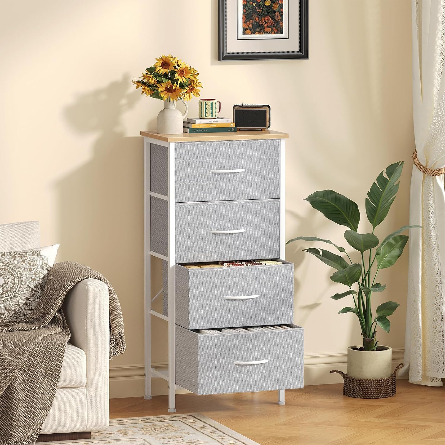 Thumbnail 1 de Sweetcrispy Dresser with 4 Drawers