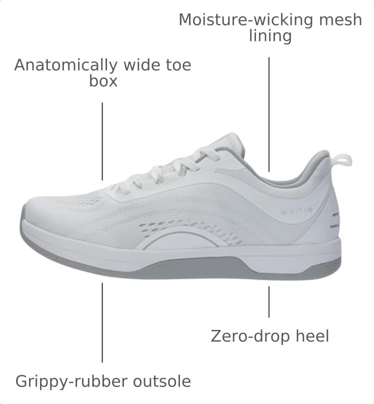 Detalle de WHITIN Women's Wide Toe Box Road Running Shoe + Zero Drop