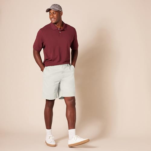 Thumbnail 6 de Amazon Essentials Pantalones Cortos Chinos Bermudas Shorts Verano 9" (23 cm) para Hombre, Gris, 29W
