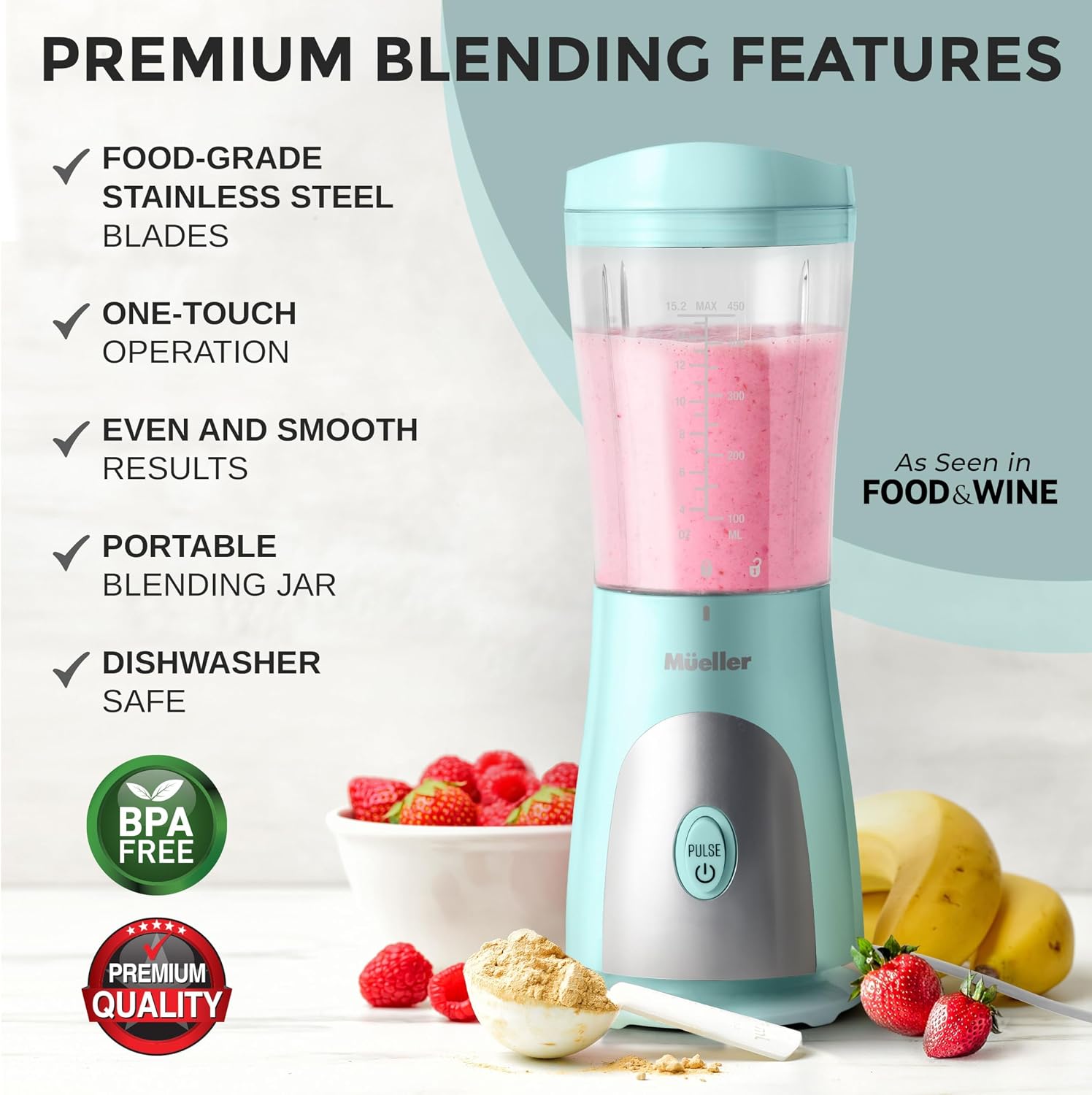 Detalle 2 de Mueller Personal Blender, 15 oz