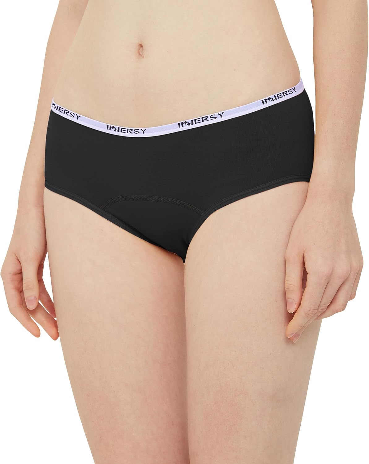 Detalle de INNERSY Teen Girls Knickers Period Pants (Pack of 3) – cotton leakproof menstrual underwear