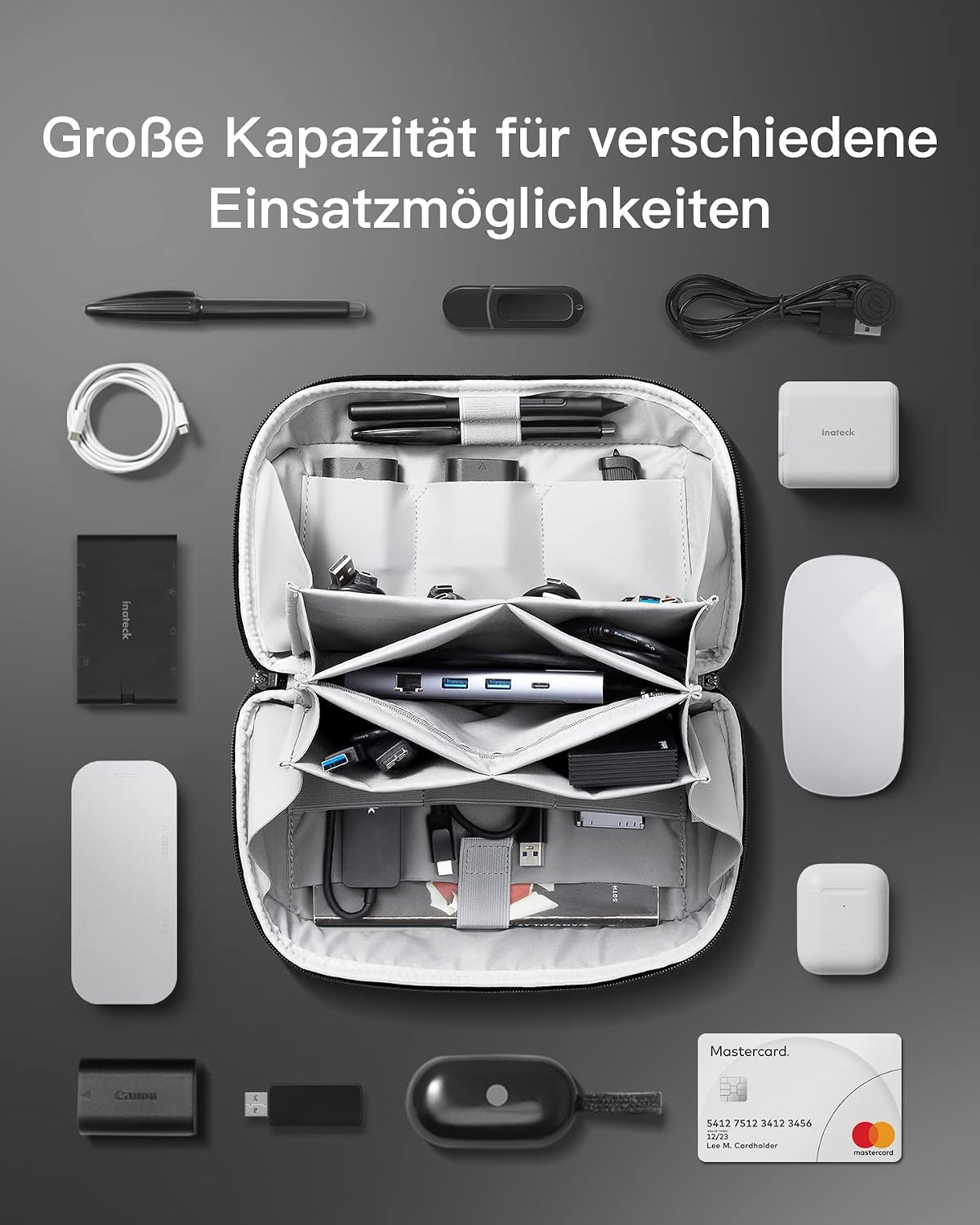 Detalle 2 de Inateck Elektronik Case 26 cm