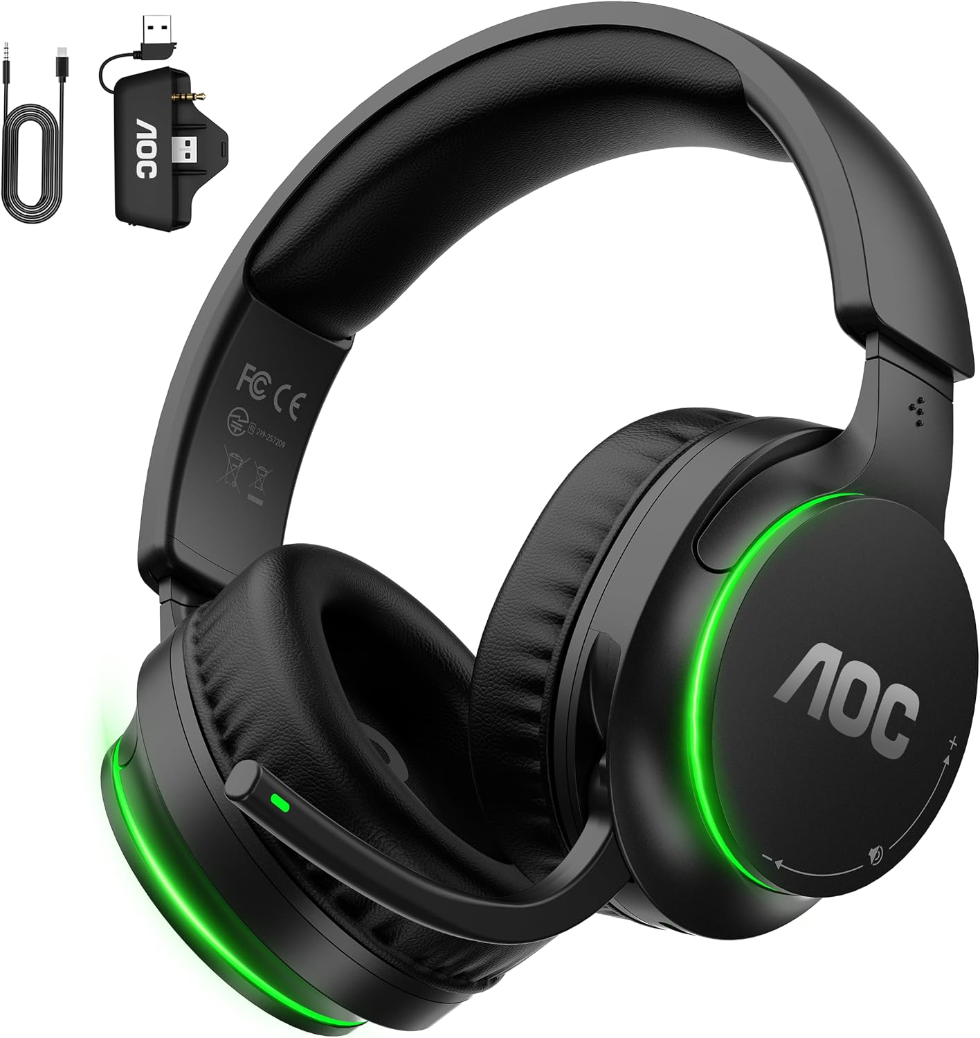 Detalle de AOC Wireless Gaming Headset for Xbox Series X|S & Xbox One