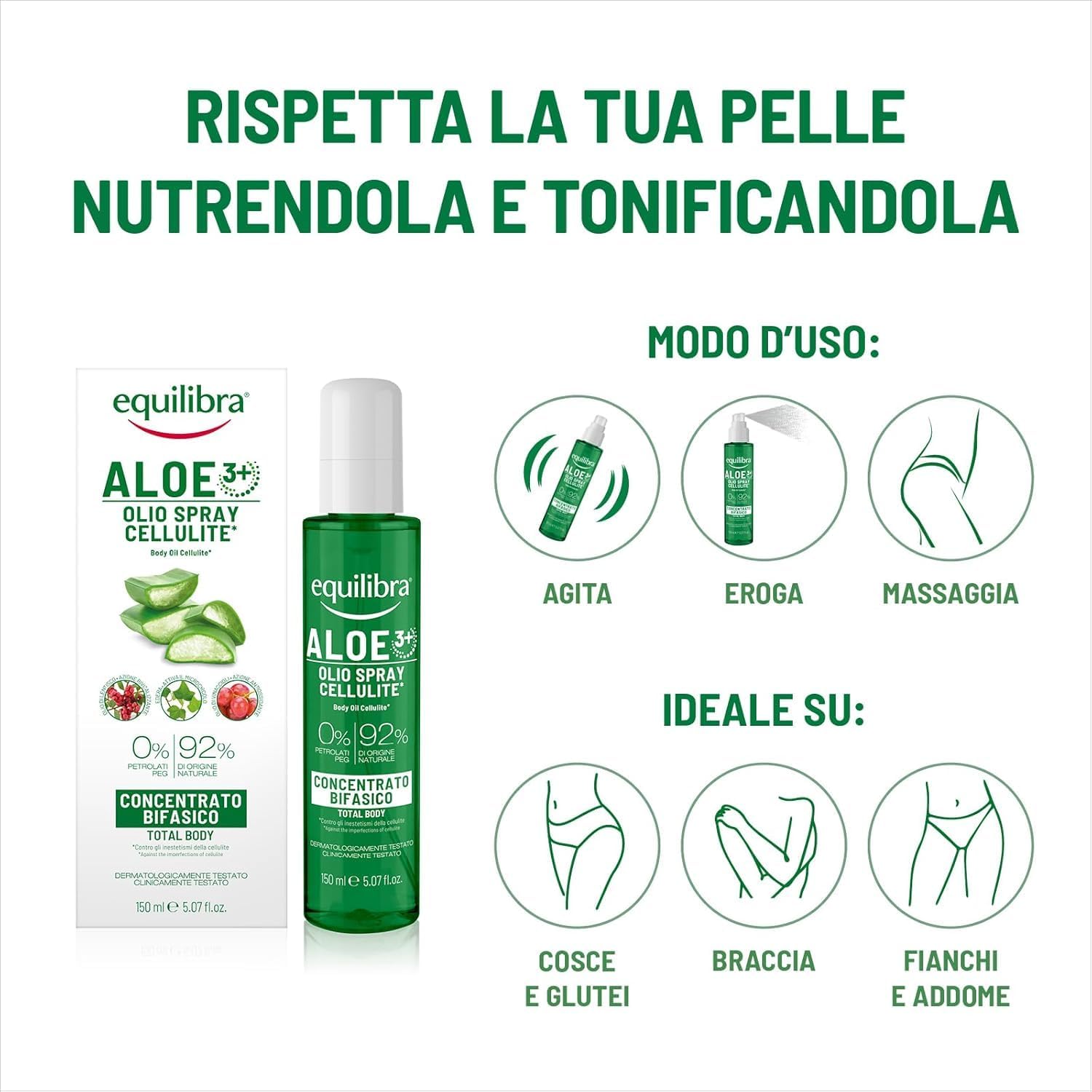 Detalle 2 de Equilibra Olio Corpo Cellulite 150 ml