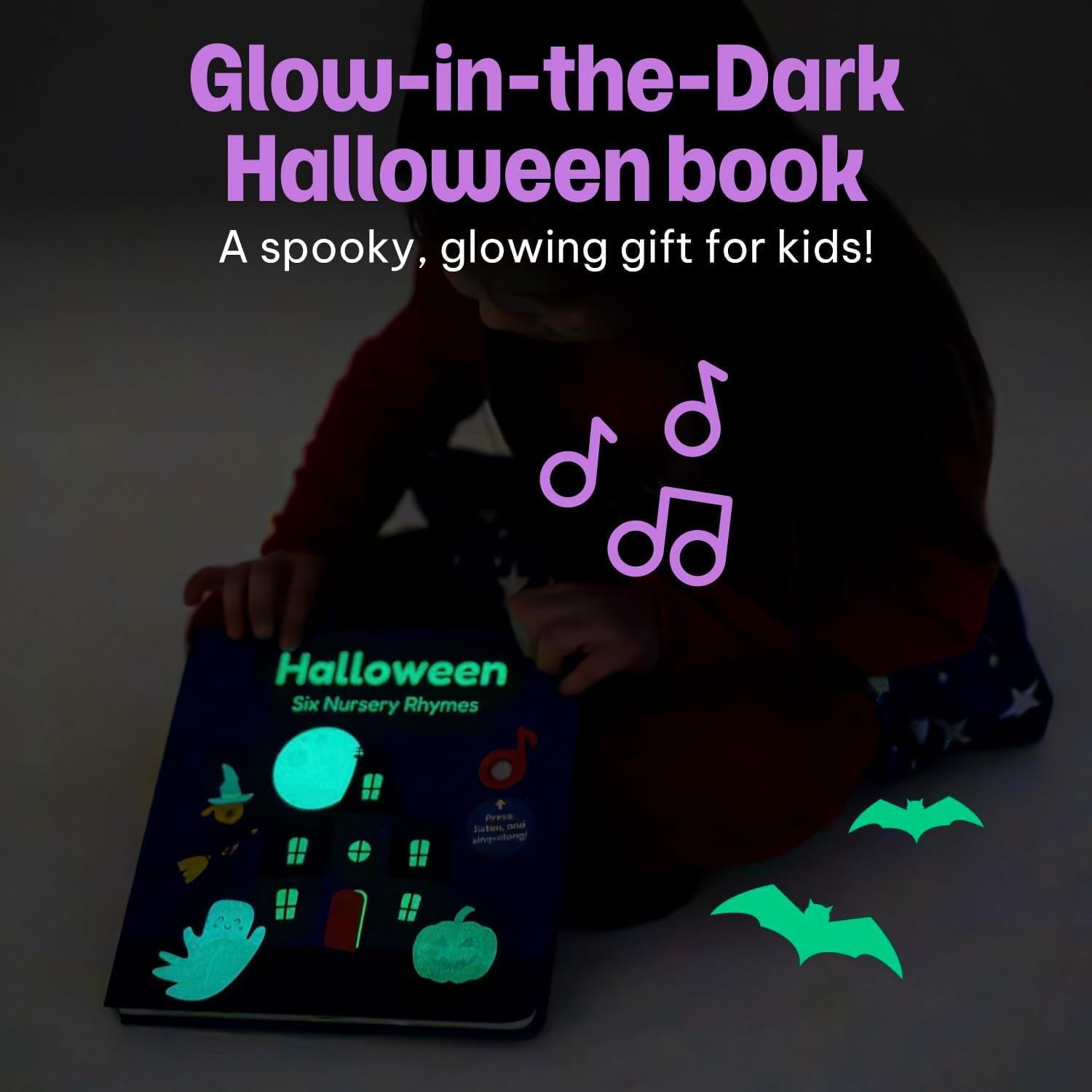 Thumbnail 3 de Cali's Books Halloween Glow-in-the-Dark Musical Book