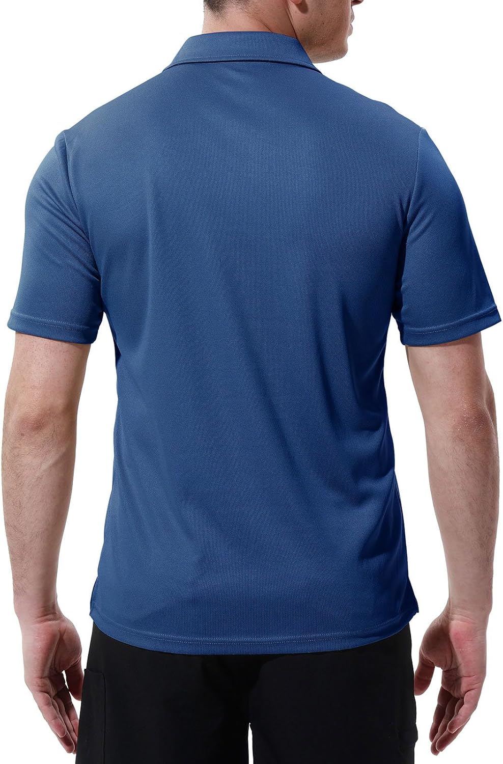 Thumbnail 4 de Rdruko Men’s Short-Sleeve Quick-Dry Polo Shirt with Pocket for Golf & Outdoor Wear