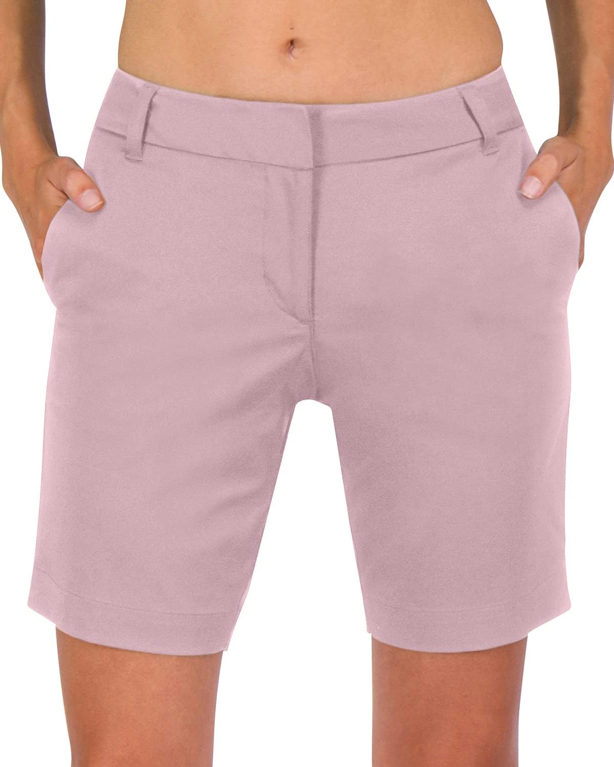 Detalle de Three Sixty Six Women's Bermuda Golf Shorts, 8 ½-Inch Inseam