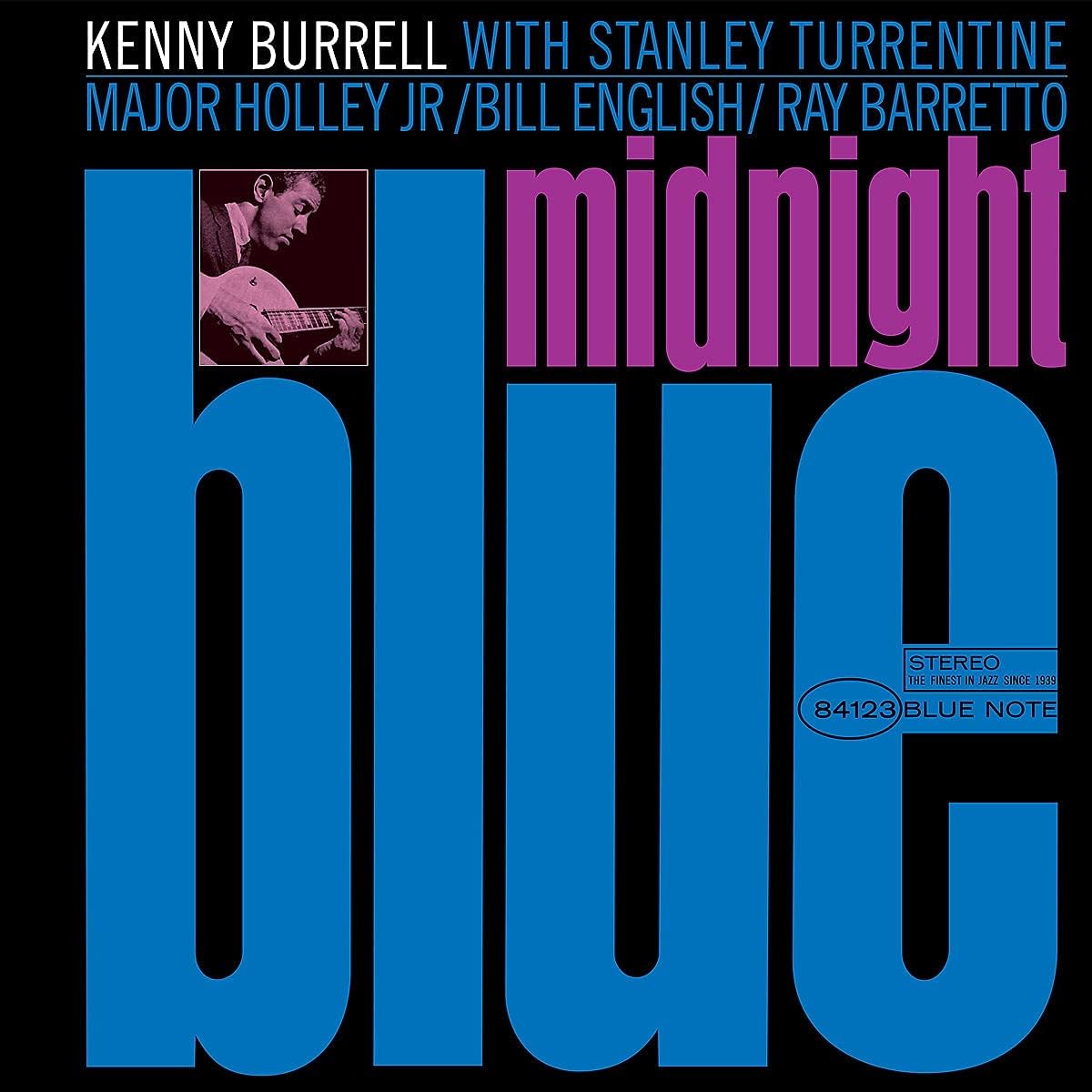 Detalle de Blue Note EVP-602435799087 Midnight Blue vinyl album by Kenny Burrell