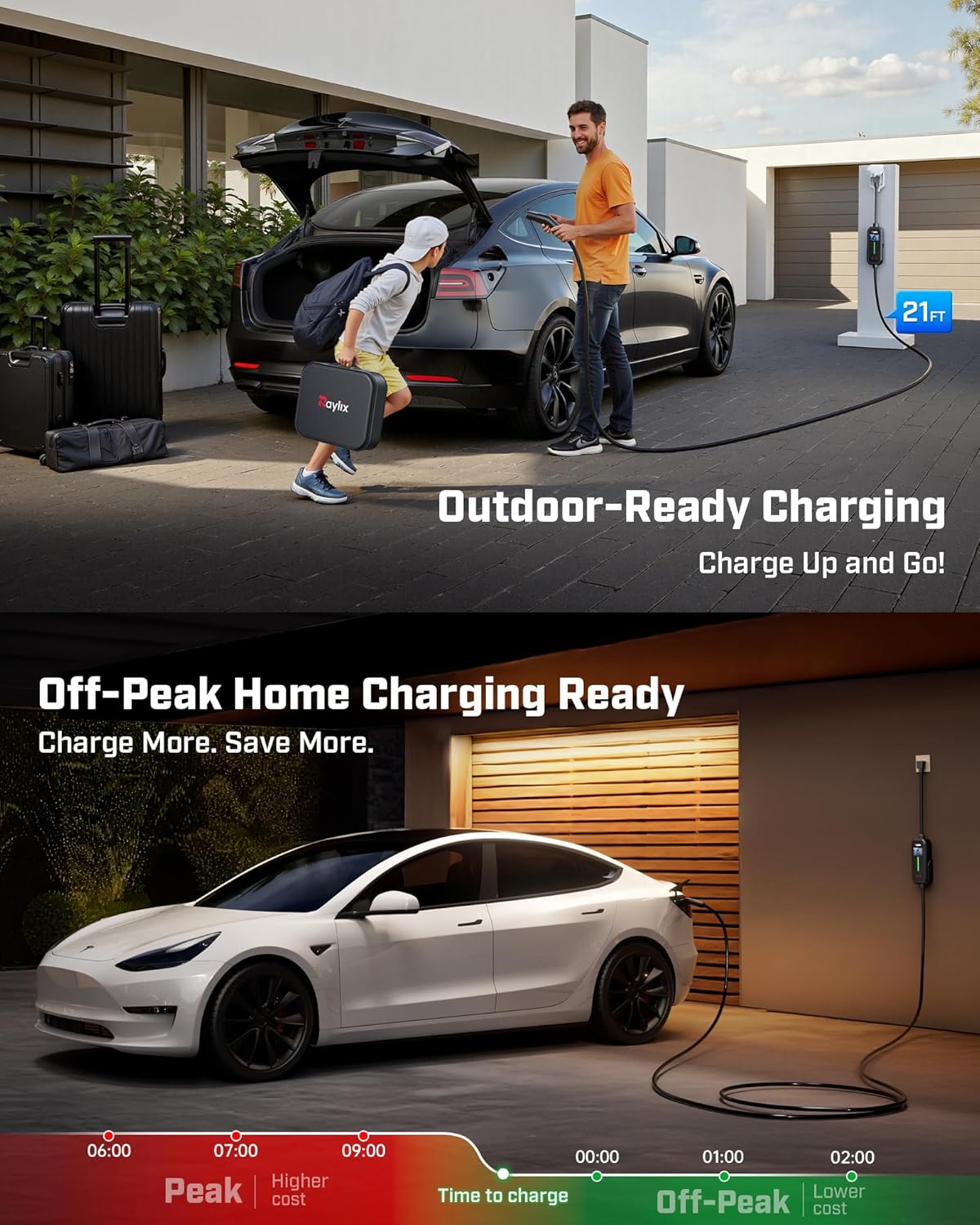 Thumbnail 4 de 2026 Upgraded Level 1 & 2 Tesla Mobile Charger by Raylix