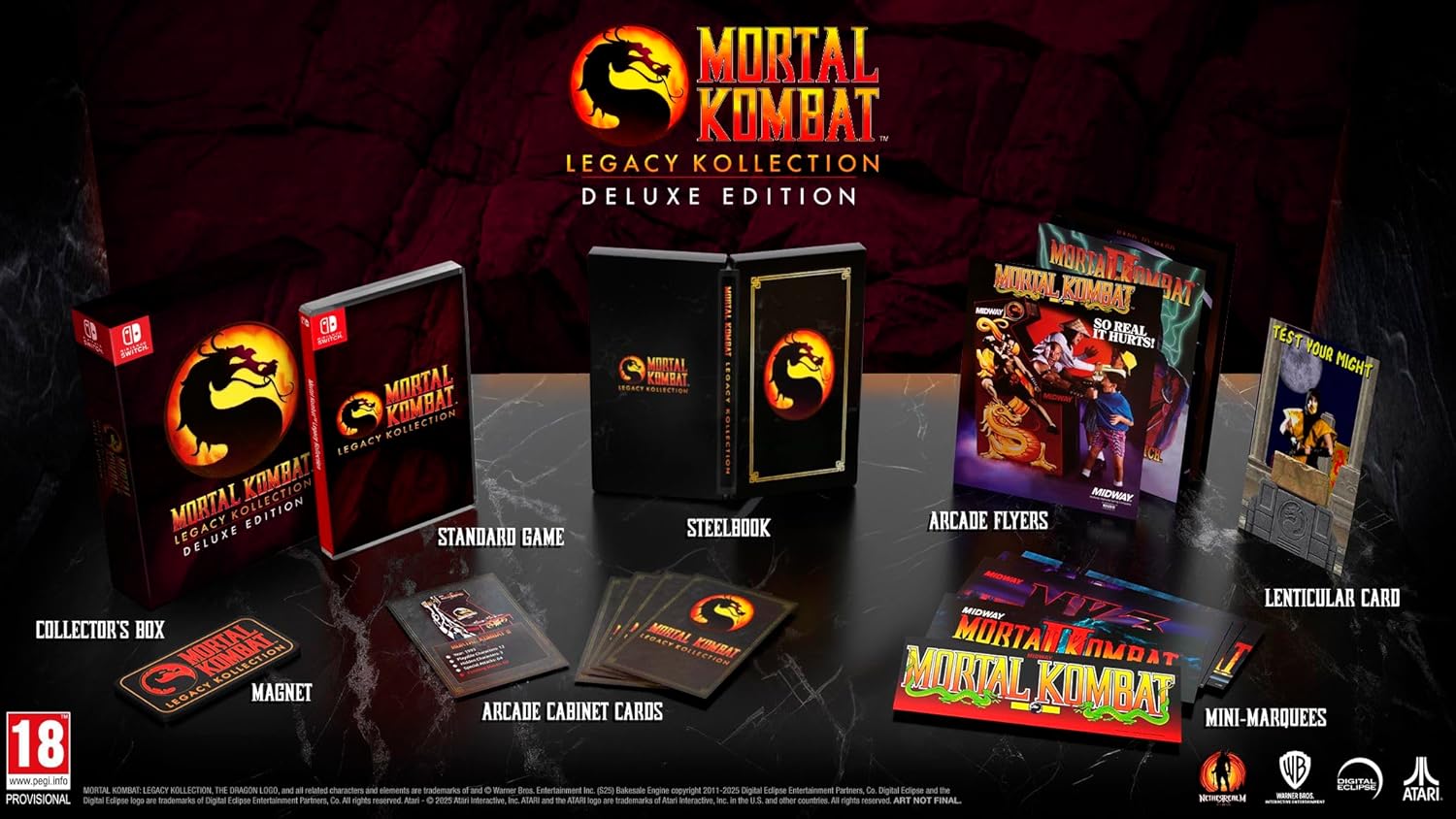 Detalle de Mortal Kombat: Legacy Kollection – Deluxe Edition – Switch