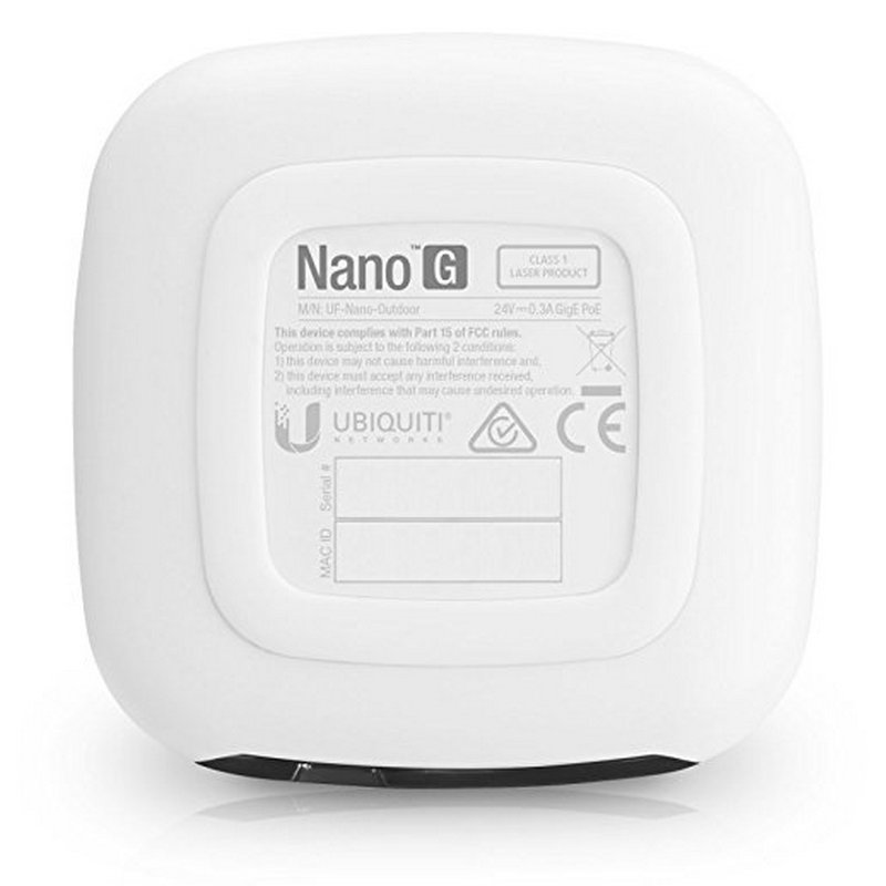Thumbnail 2 de Ubiquiti UFiber Nano G (Ubiquiti Networks) punto de acceso UFiber con pantalla LED y PoE pasivo 24 V