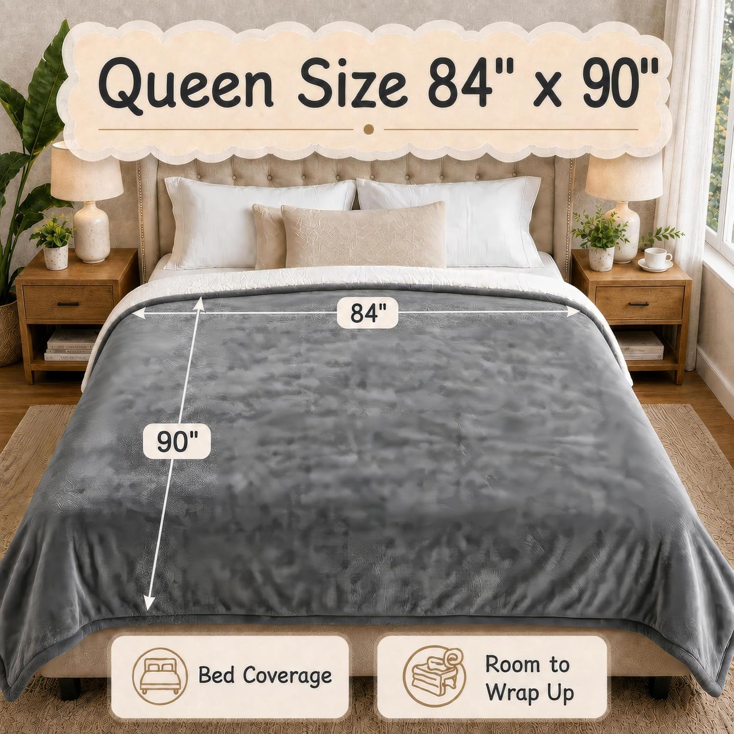 Thumbnail 5 de Electric Heated Blanket Queen 84"x90"
