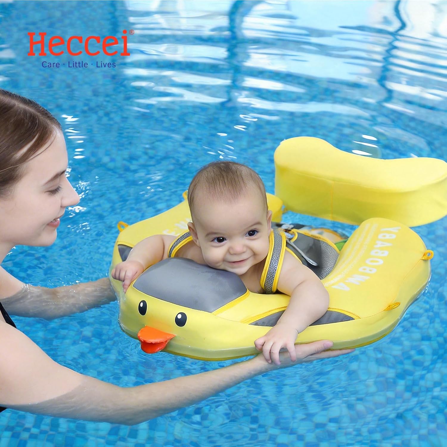 Detalle de HECCEI Bouée bébé non gonflable Premium pour l’apprentissage de la natation (3 à 24 mois)