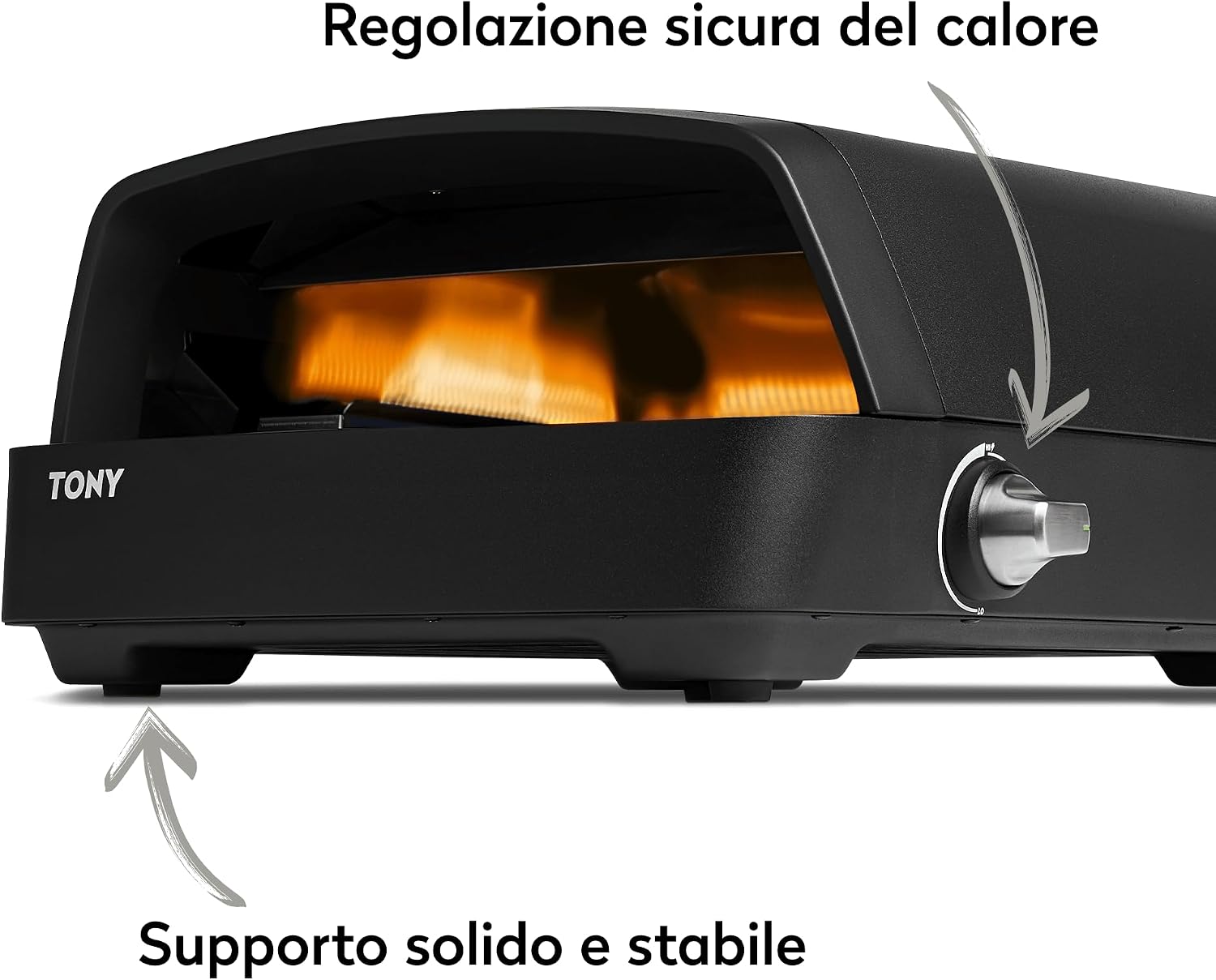 Detalle 2 de BURNHARD TONY forno per pizza 450 °C