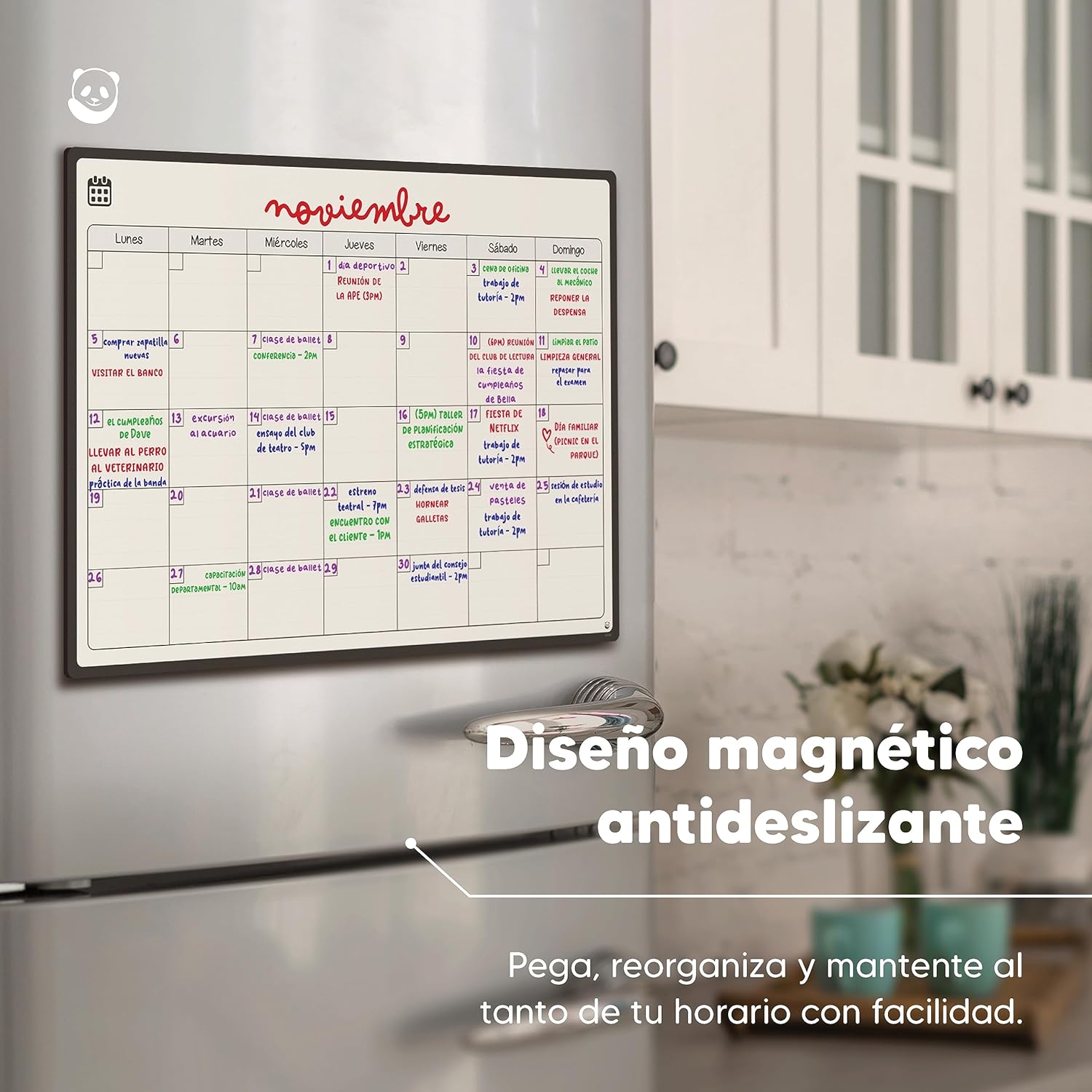 Thumbnail 4 de Smart Panda Pizarra Magnética A3 planificador semanal 🗓