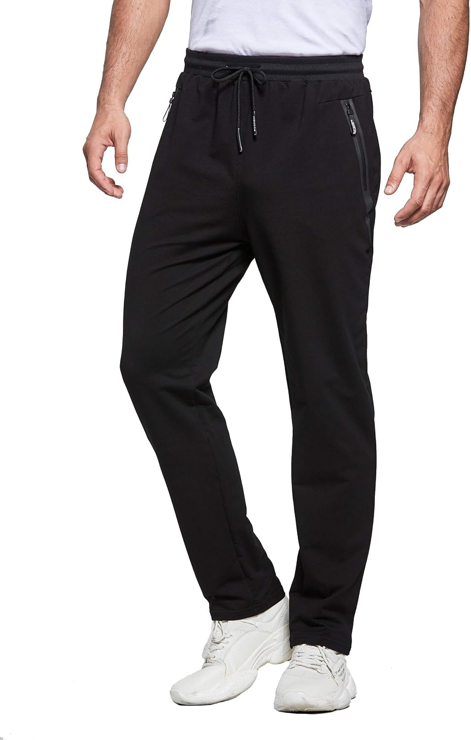 Detalle de ZOXOZ Mens Slim Fit Joggers with Zip Pockets