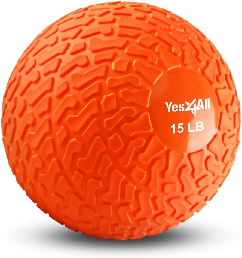 Thumbnail 6 de Yes4All Palle mediche Slam senza rimbalzo (pesi 4,5–18 kg) in gomma con rivestimento lucido