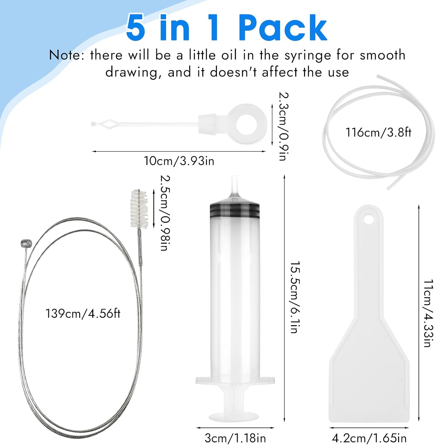 Thumbnail 1 de Vaktop Kühlschrank Reinigungsset (5-teilig) für Abflussloch & Ablaufreinigung