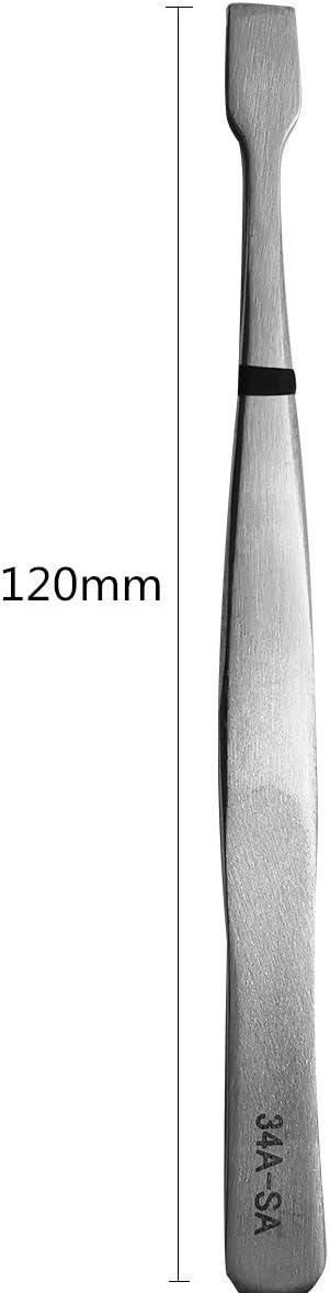 Thumbnail 2 de Stainless Steel Flat Spade-Tip Tweezers