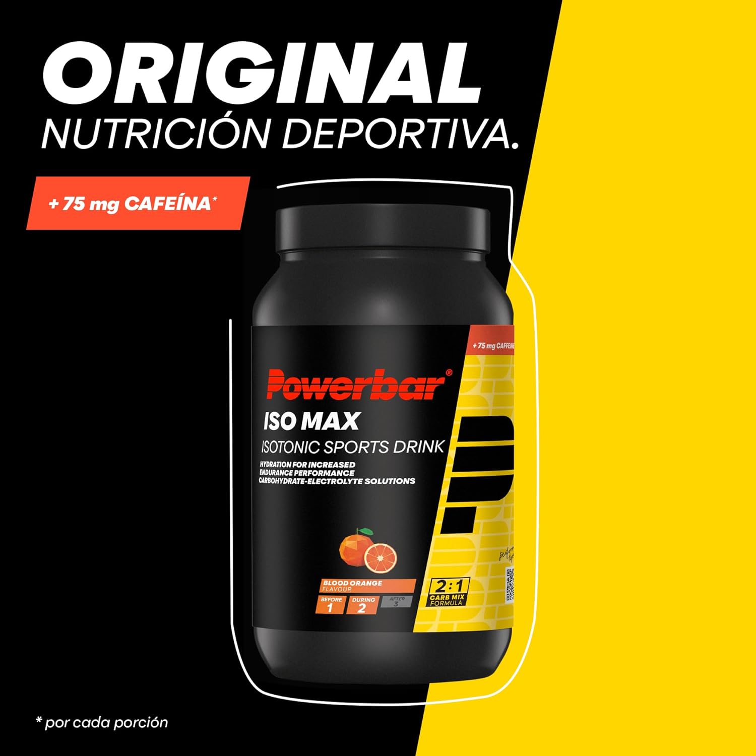 Thumbnail 2 de Powerbar Isomax Naranja 1200g - Bebida Isotónica Energizante 🍊