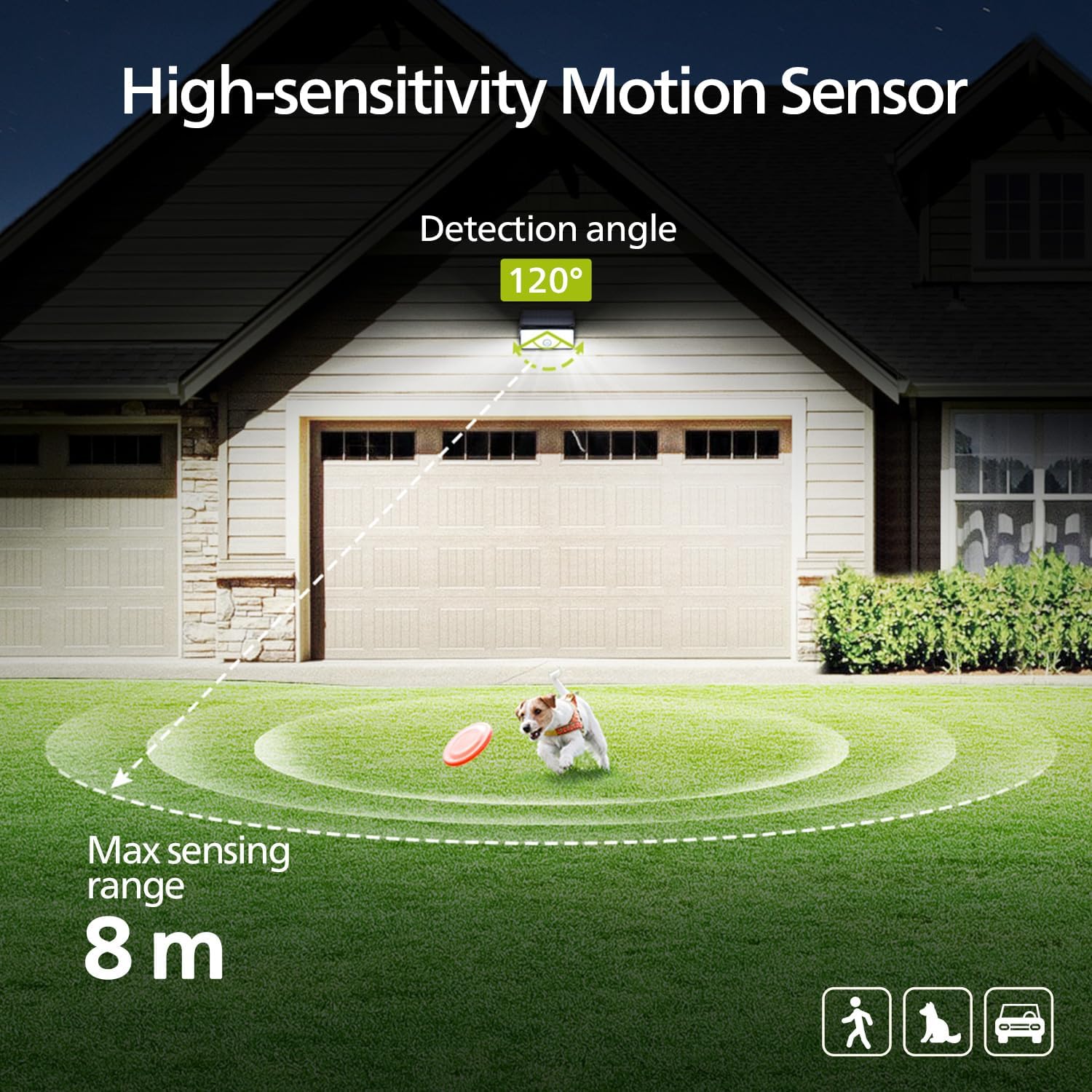 Thumbnail 4 de Philips Solar Motion Sensor Light Outdoor – 1000LM, 3 Modes, 7000K Daylight, Waterproof