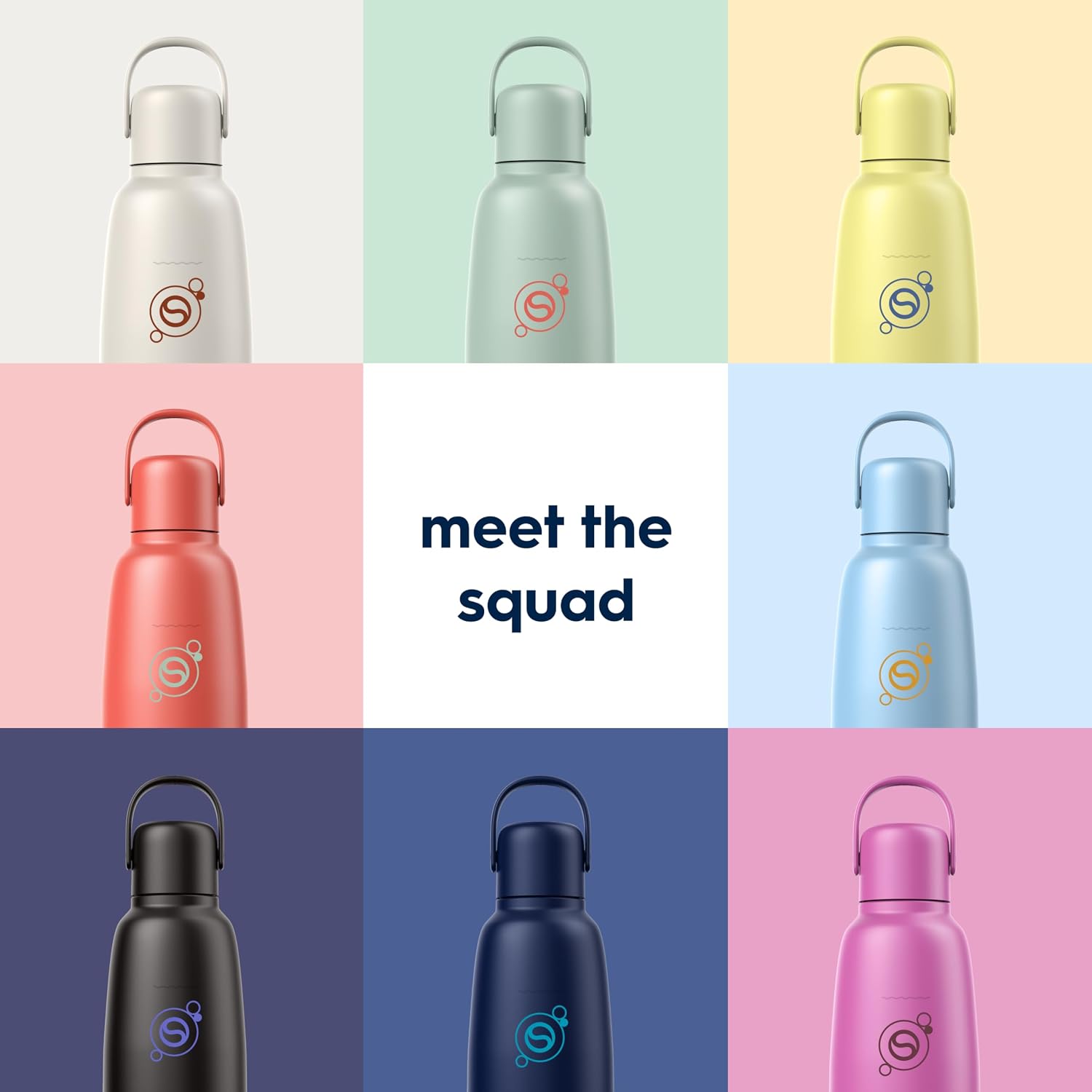 Detalle 2 de SodaStream carbonated water bottle, stainless steel
