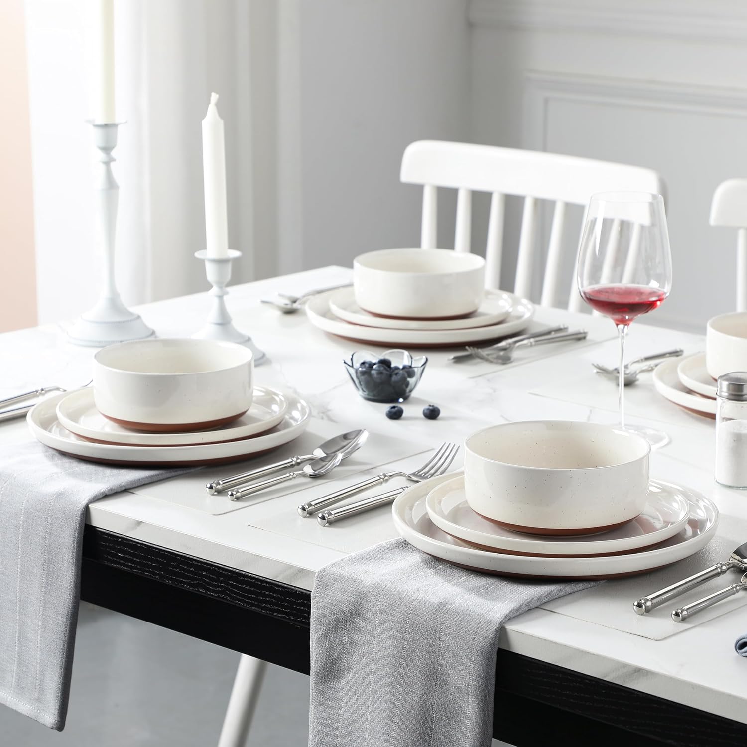 Thumbnail 4 de MALACASA Tara 18-Piece Dinnerware Set
