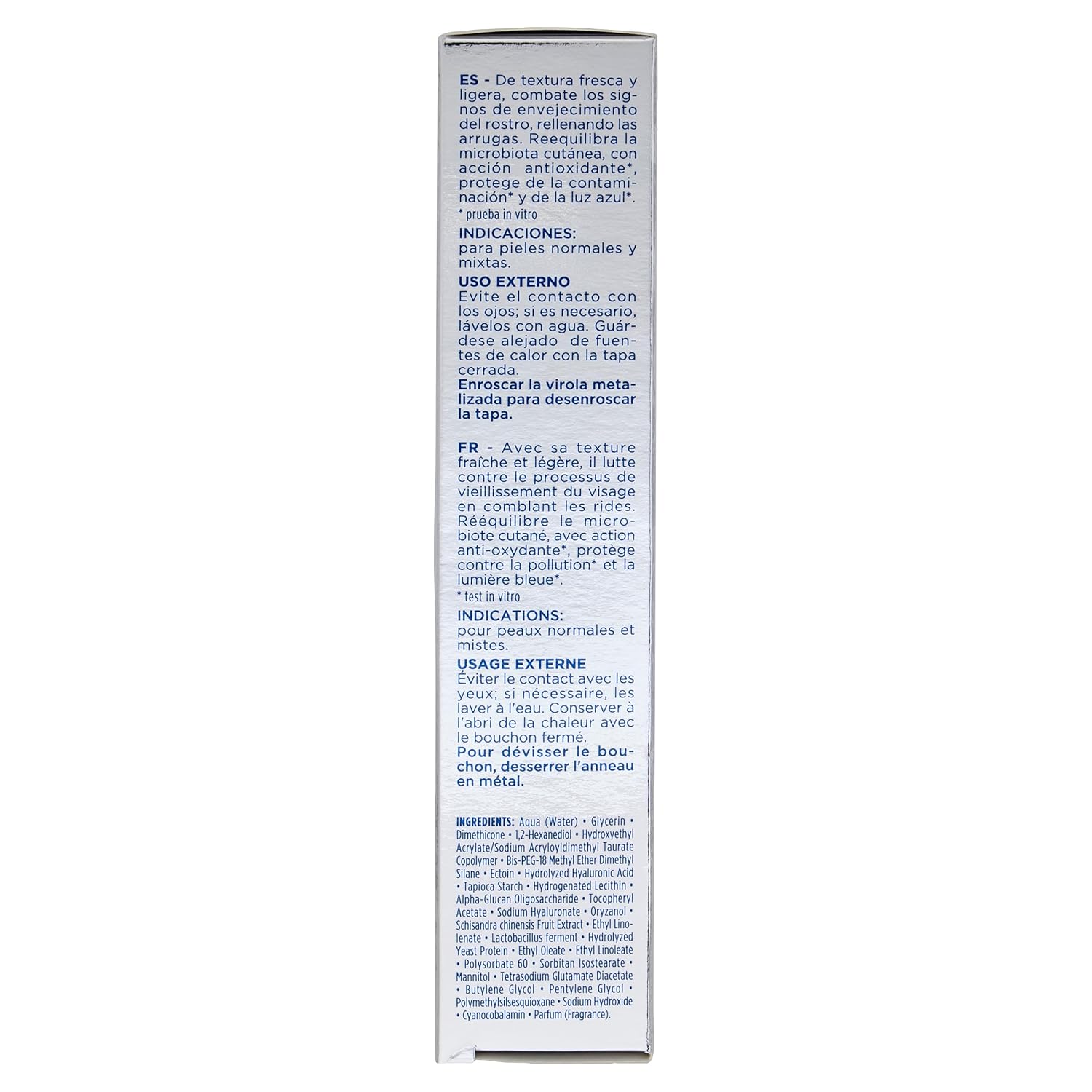 Detalle 2 de Rilastil Multirepair Reparierende Gel-Creme mit Vitamin F – Anti-Falten-Gesichtspflege für normale bis Mischhaut (40 ml)