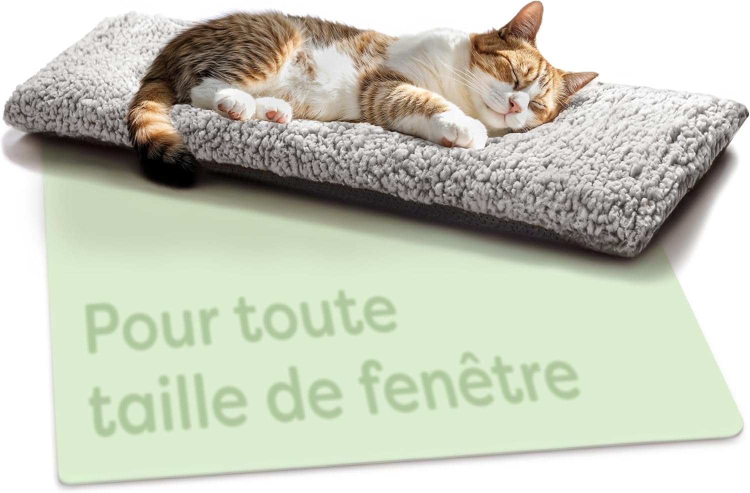 Knupis Coussin de Fenetre pour Chat 90x28cm