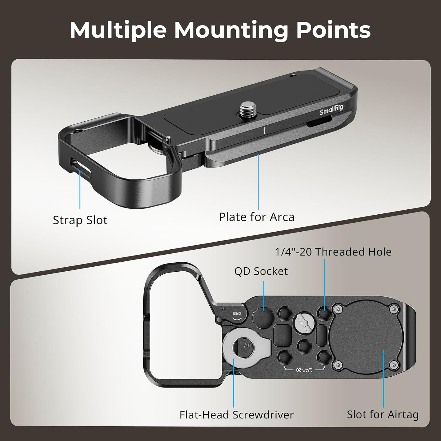 Thumbnail 4 de SmallRig A7C II A7CR Baseplate for Sony
