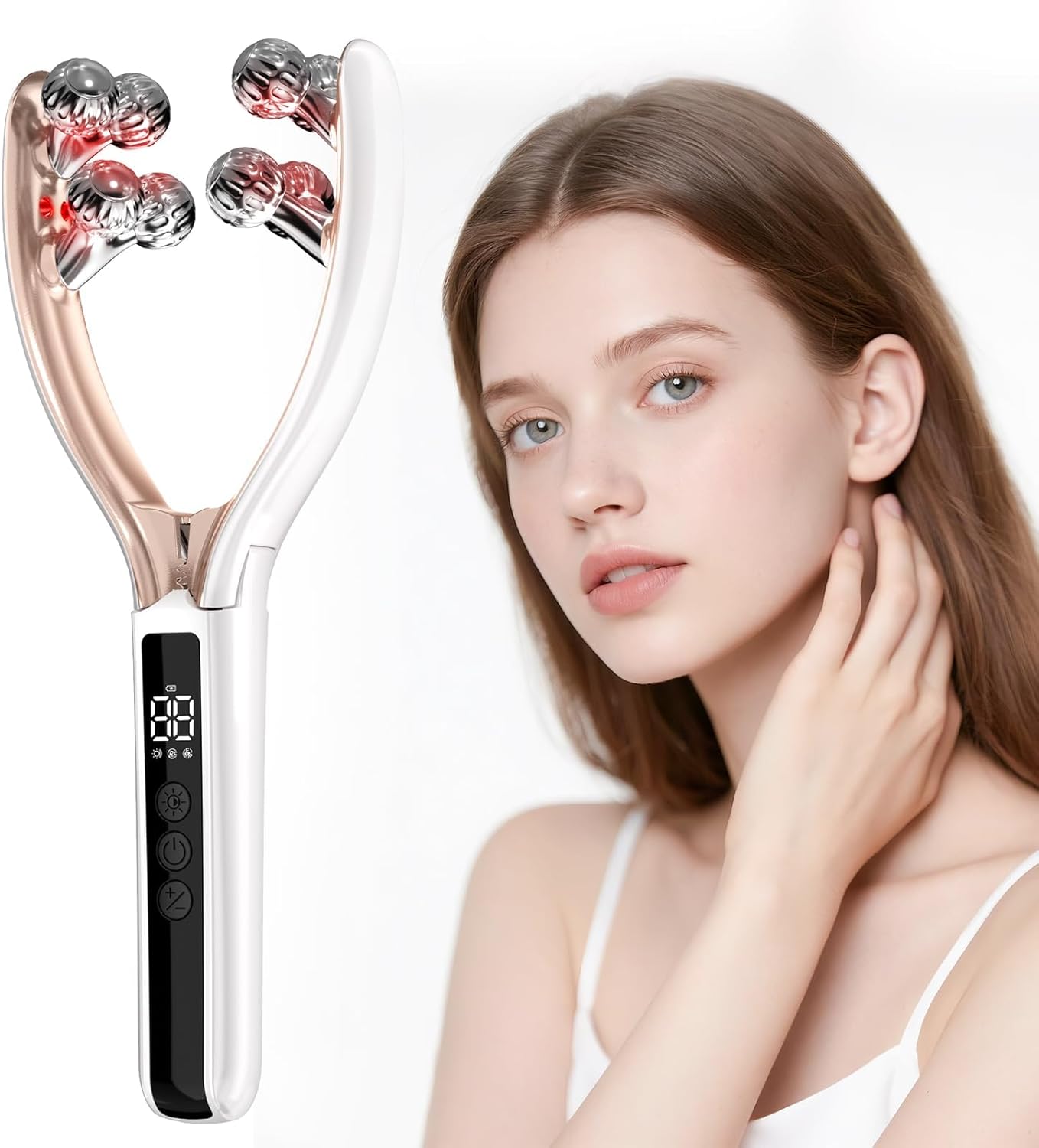 Detalle de Doge&Vollar Wireless Facial Massager for Face and Neck (Rechargeable) for Women