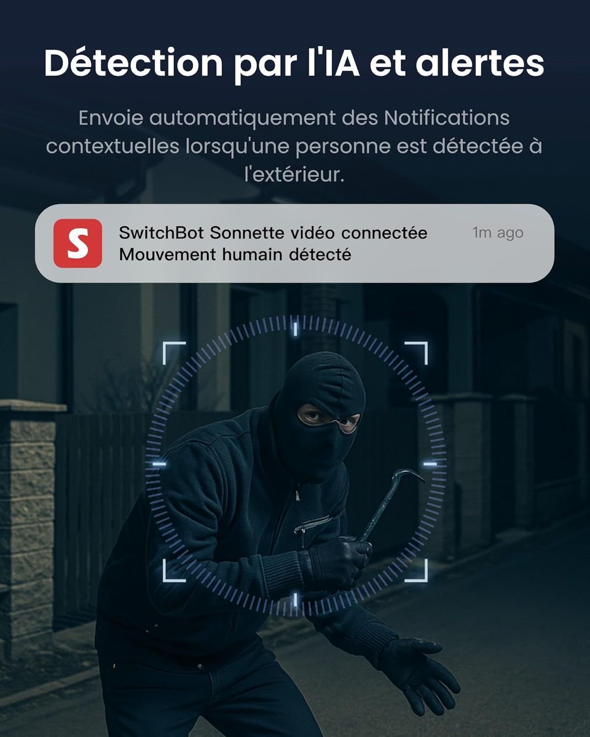 Thumbnail 6 de SwitchBot Sonnette sans Fil avec Camera 2K et Écran 4,3'' – Visiophone Intelligent