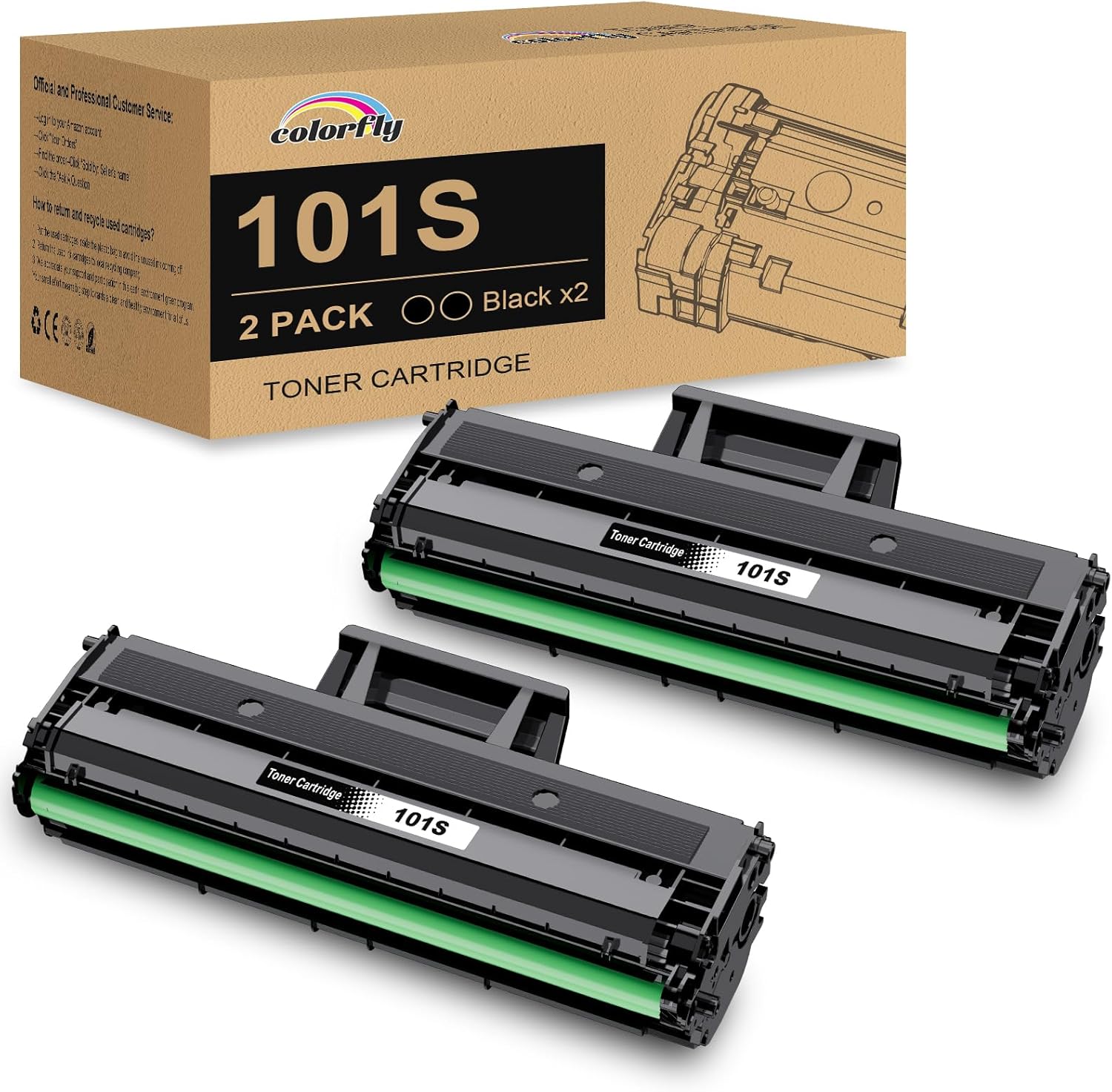 Thumbnail 6 de colorfly MLT-D101S Toner kompatibel mit Samsung – Schwarz, 1 kg