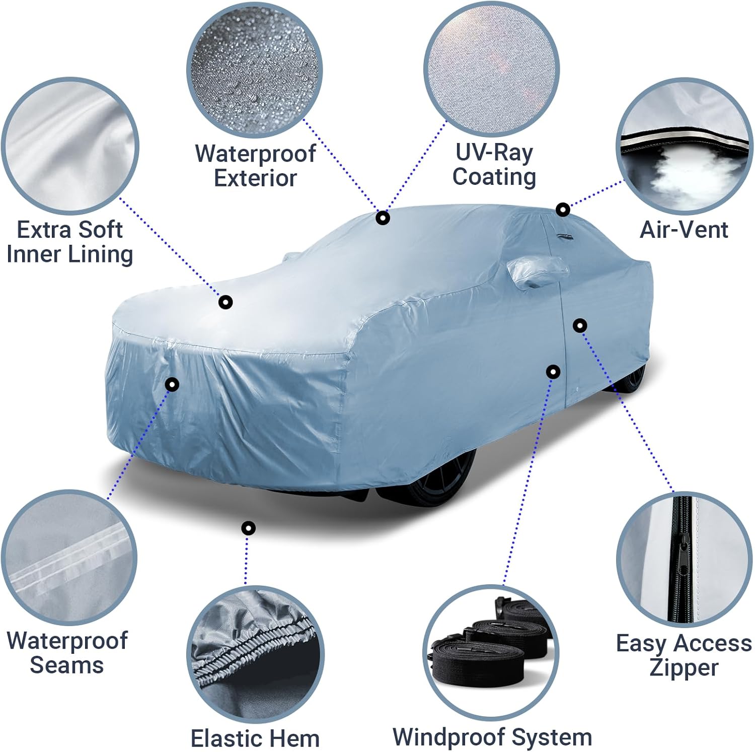 Thumbnail 3 de iCarCover Custom Car Cover for Chevy Camaro (1982–1992) – Weatherproof, Interior/Exterior Protection