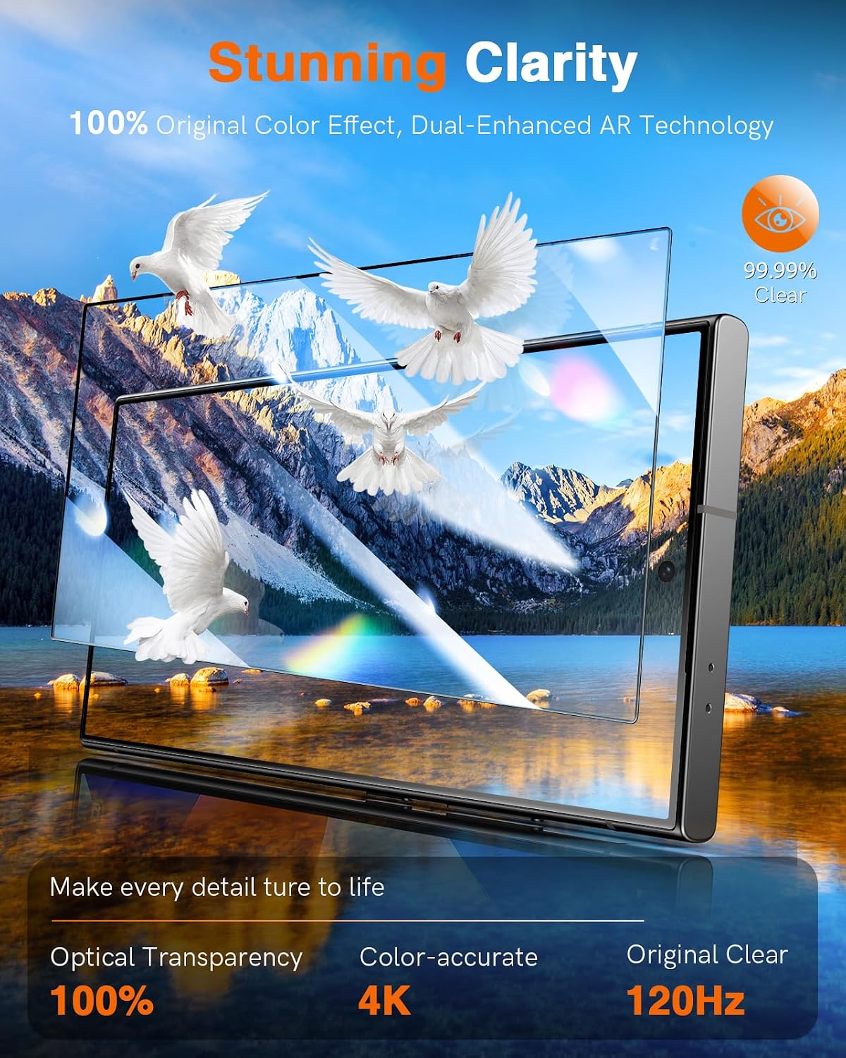 Thumbnail 6 de LK 2 Pack Screen Protector for S24 Ultra