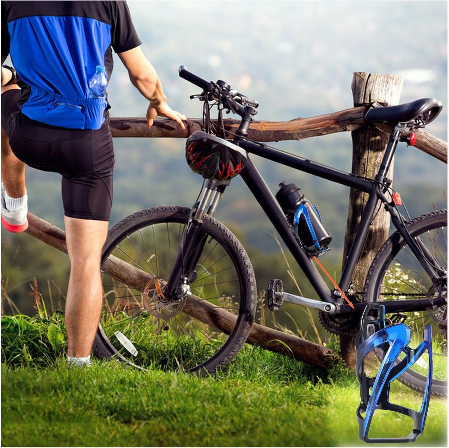 Detalle 2 de YELINTIAN Bike Bottle Cages, 2-Pack