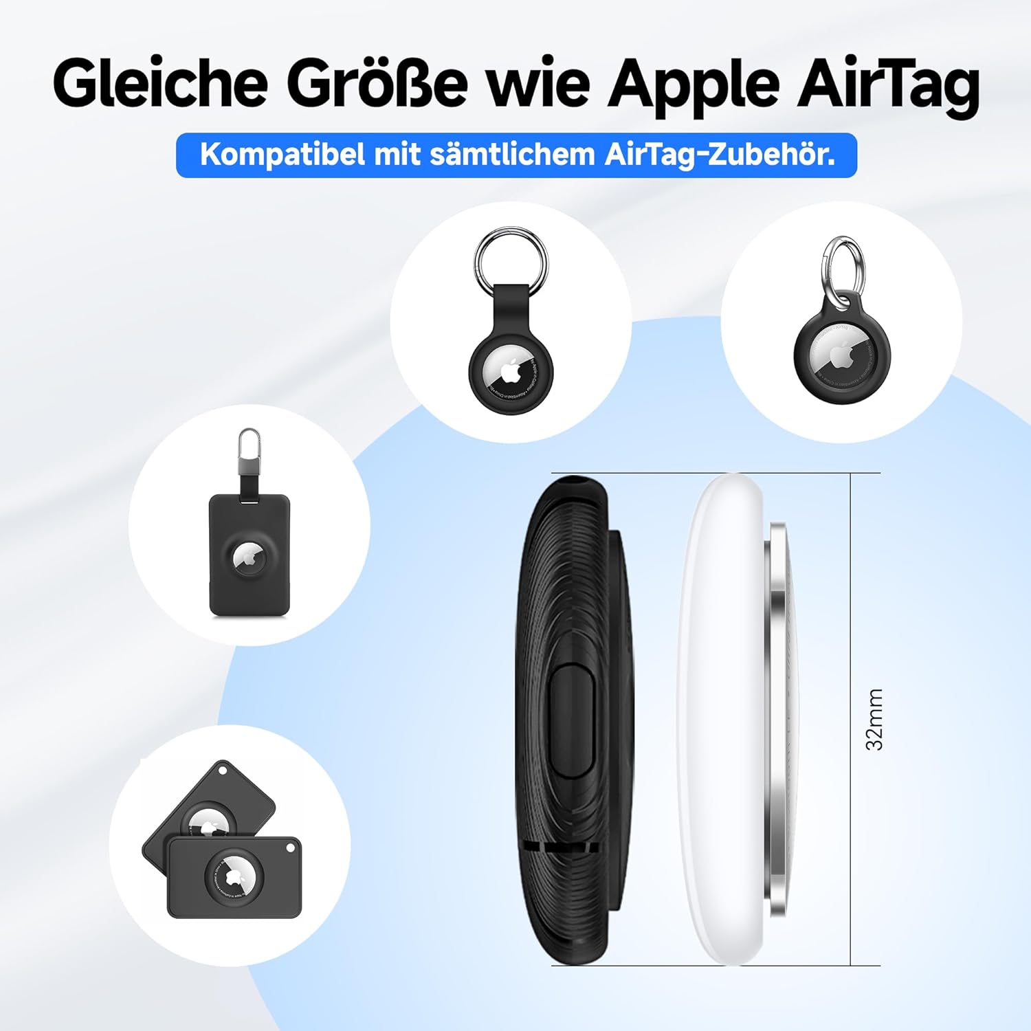 Thumbnail 3 de MiLi LiTag Duo Traceur Localisateur Bluetooth (compatible iOS & Android) — Pack de 4